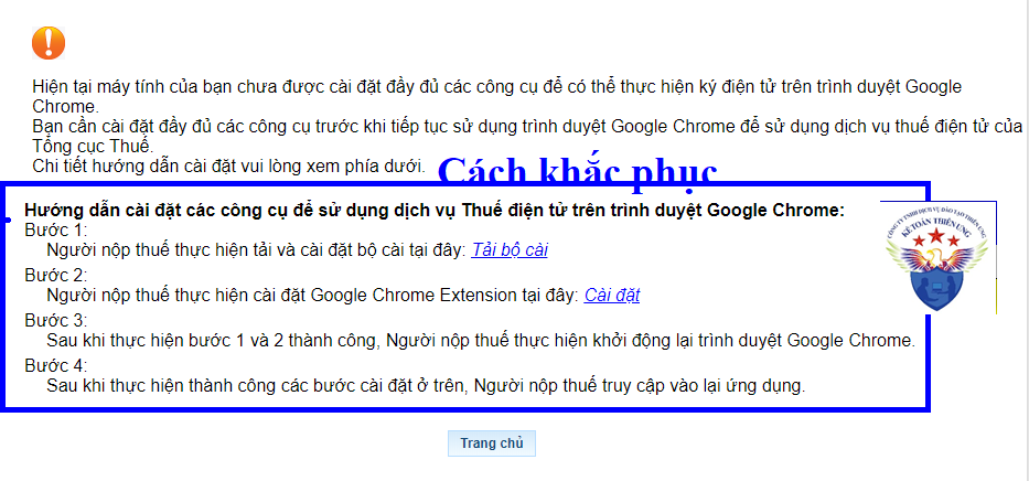 Cảnh báo khi đăng nhập Cảnh báo khi đăng nhập