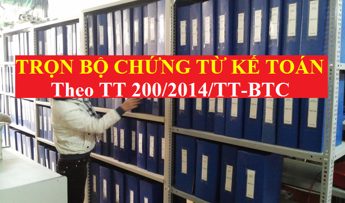 Bộ chứng từ kế toán theo TT 200