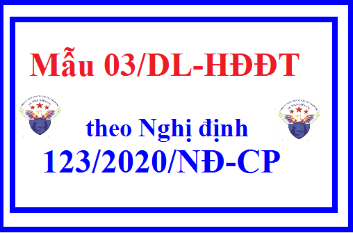 Mẫu số 03/DL-HĐĐT