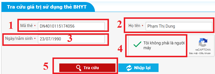Tra cứu thẻ bảo hiểm y tế Tra cứu thẻ bảo hiểm y tế