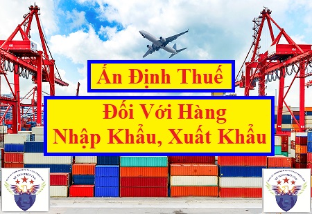 ấn định thuế nhập khẩu, xuất khẩu ấn định thuế nhập khẩu, xuất khẩu