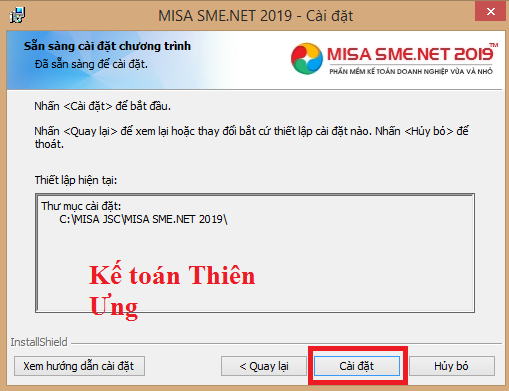 Cách cài đặt phần mềm misa 2019