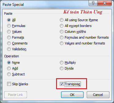 cách chuyển hàng thành cột trong excel cách chuyển hàng thành cột trong excel