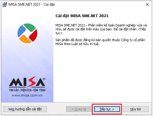 Cách cài đặt phần mềm misa 2021