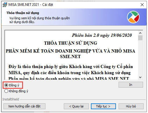 Cách cài đặt phần mềm misa 2021