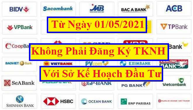 Không phải đăng ký TKNH với Sở KHĐT