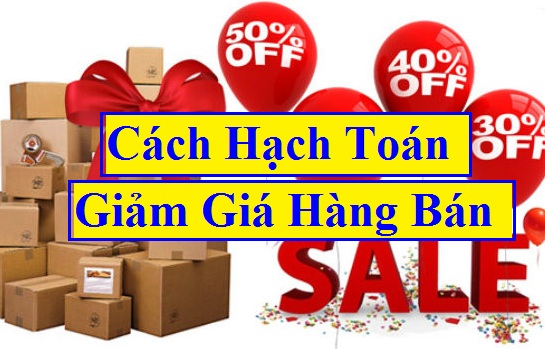 Cách hạch toán giảm giá hàng bán