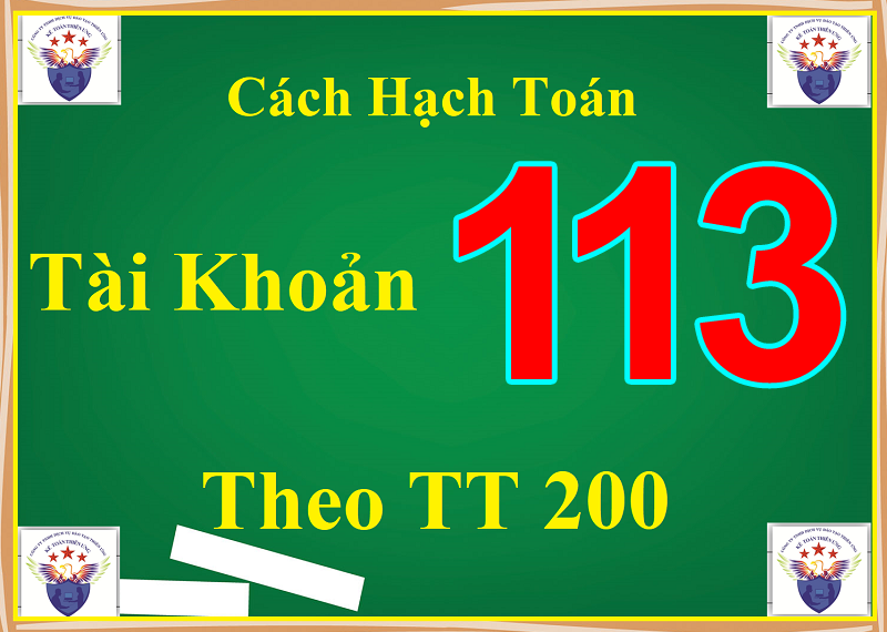 Hạch toán tk 113