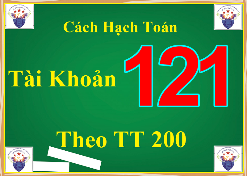 Hạch toán tk 121