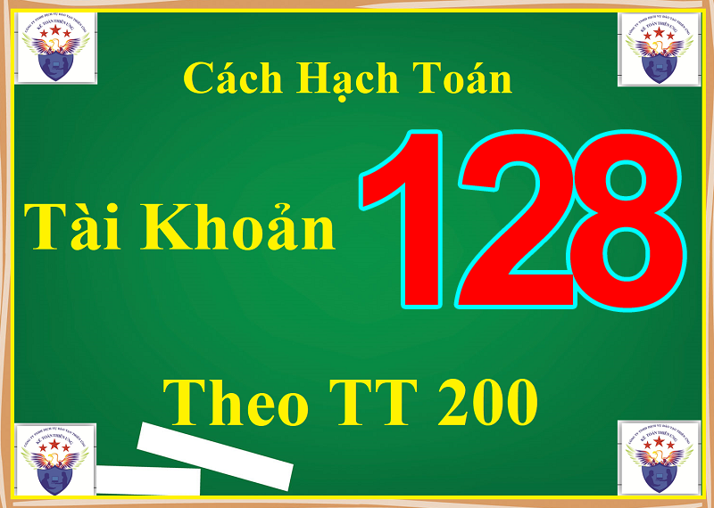 hạch toán tk 128