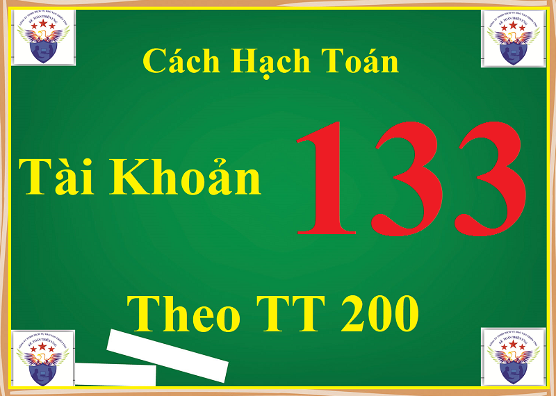 Hạch toán tk 133