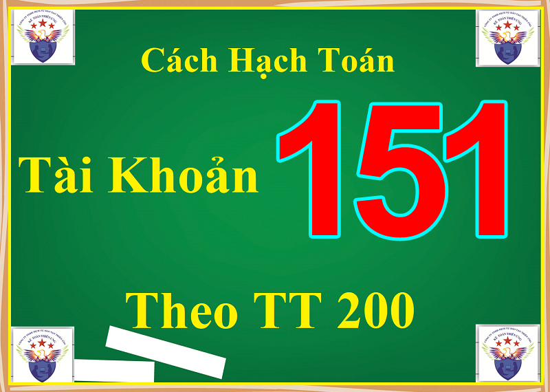 hạch toán tk 151