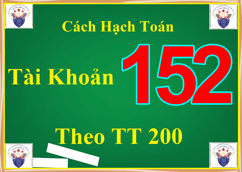 hạch toán tk 152