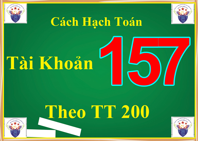 Hạch toán tk 157