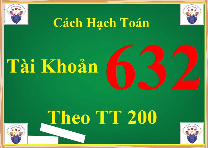 Hạch toán tài khoản 632