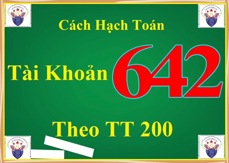 Hạch toán tài khoản 642