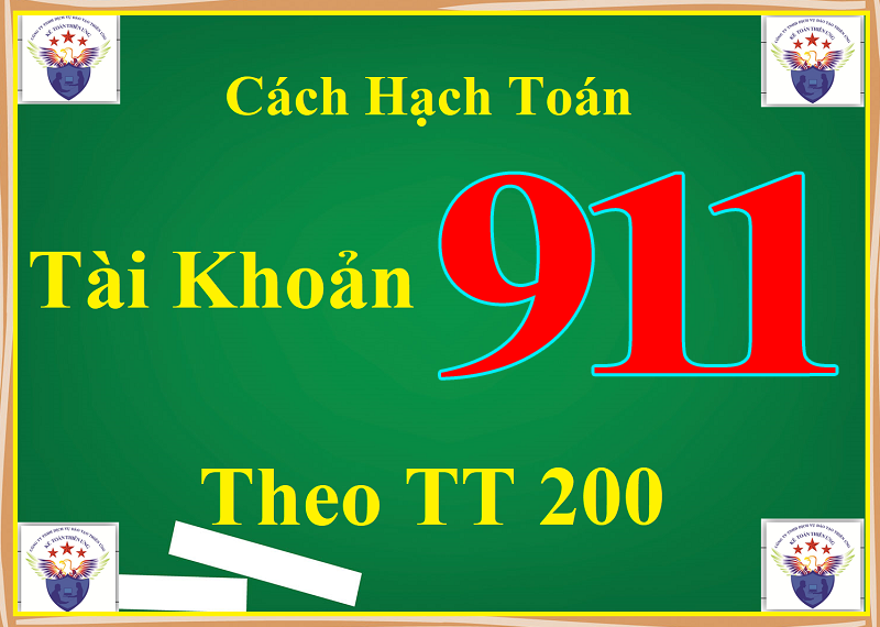 hạch toán tk 911