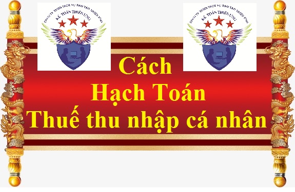 Cách hạch toán thuế TNCN