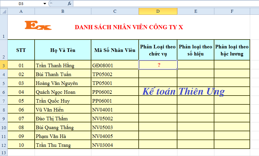 hàm left trong excel