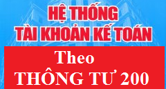 hệ thống tài khoản theo thông tư 200