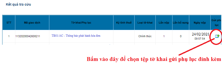 Kết quả tra cứu