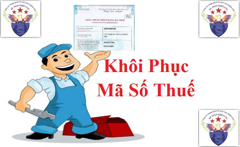 Quy định về khôi phục mã số thuế Quy định về khôi phục mã số thuế