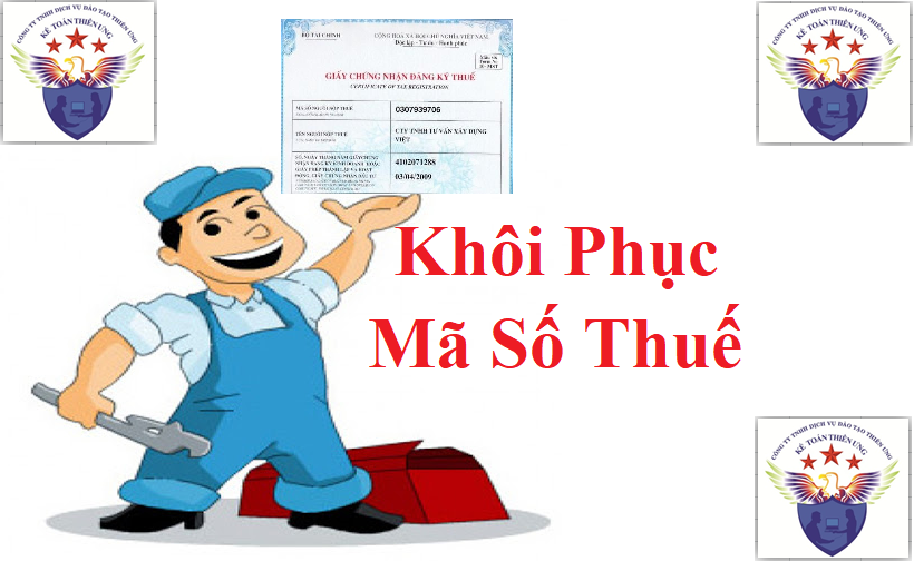 Quy định về khôi phục mã số thuế