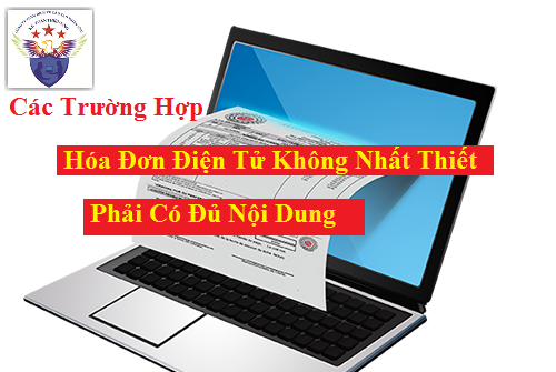 Các Nội dung không bắt buộc trên hóa đơn điện tử