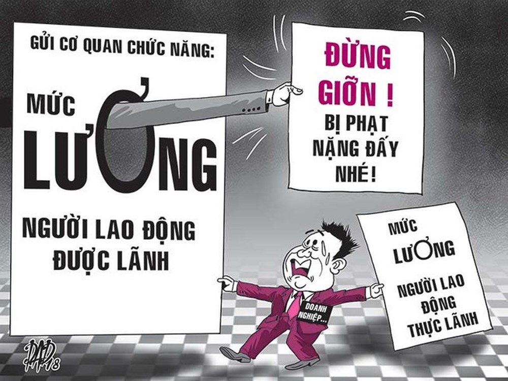 Mức phạt trả lương thấp