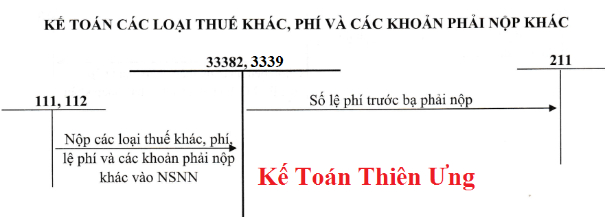 Sơ đồ hạch toán TK 3339