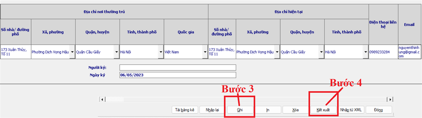 Mẫu tờ khai đăng ký MST TNCN