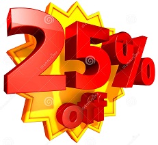 giảm 25% học phí