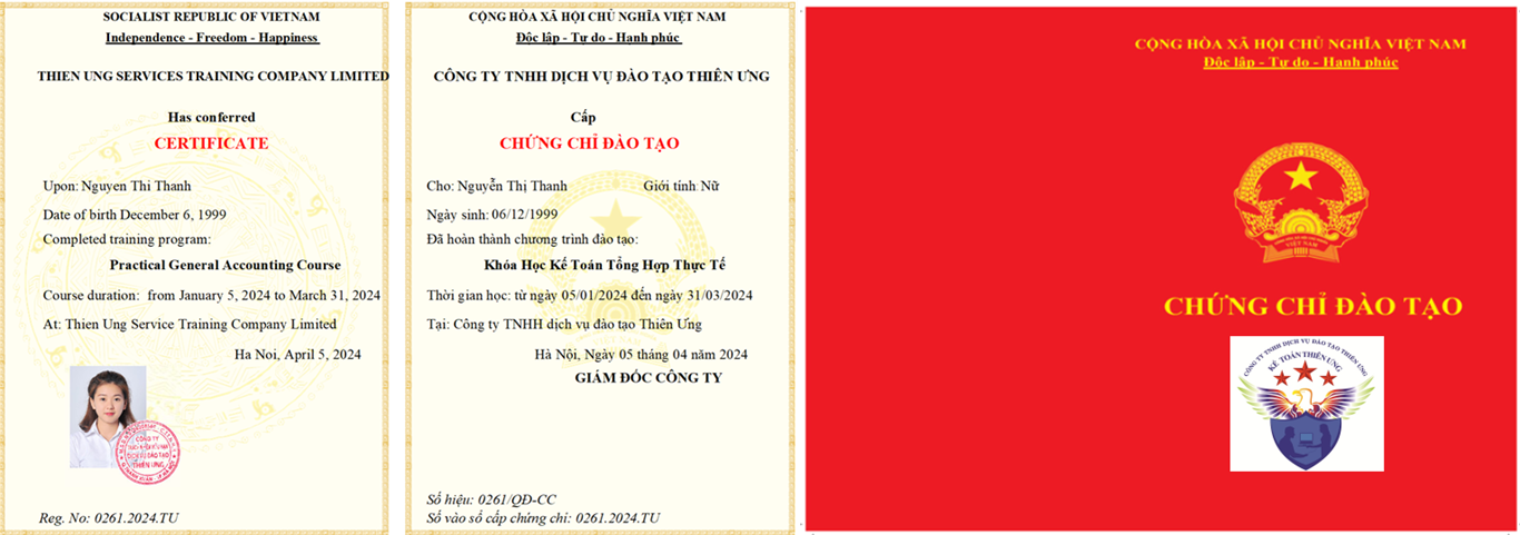 Mẫu chứng chỉ thực hành kế toán thực tế cấp sau khóa học Mẫu chứng chỉ thực hành kế toán thực tế cấp sau khóa học